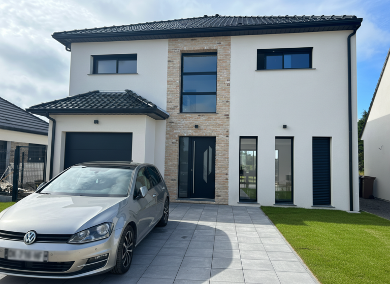 Projet de maison familiale réalisé par un constructeur à Hazebrouck