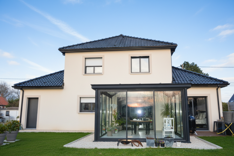 Pavillon traditionnel avec façade neuve dans le Nord
