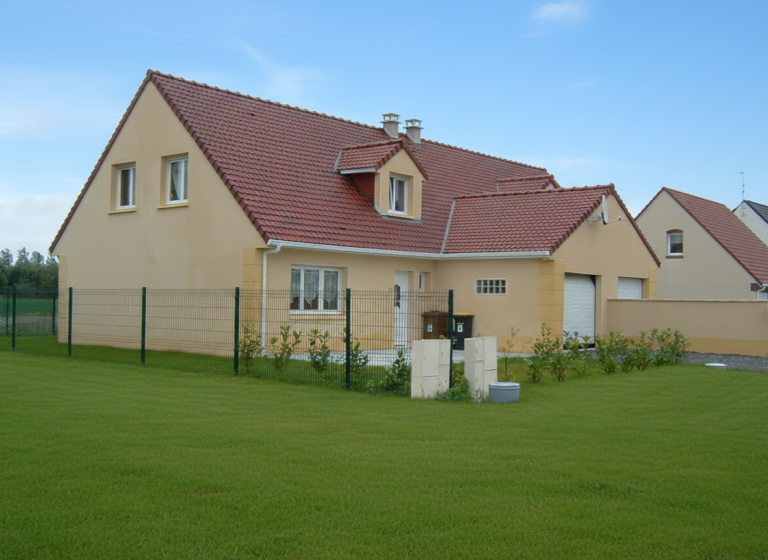 Construction d’une maison traditionnelle neuve à Saint-Omer